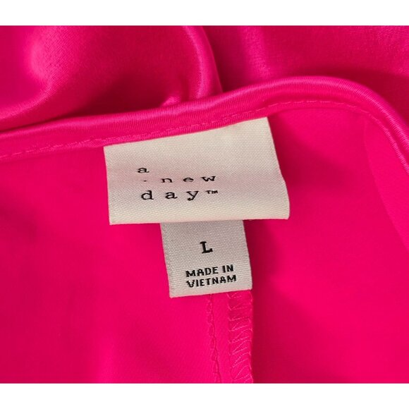 Strappy Hot Pink Slip Dress Flowy chic glam coquette date night fairycore - Picture 4 of 6